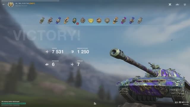 WoT Blitz • Tanks Blitz • WZ-113, Concept 1B, T-100 LT • WoT Blitz лучшие реплеи