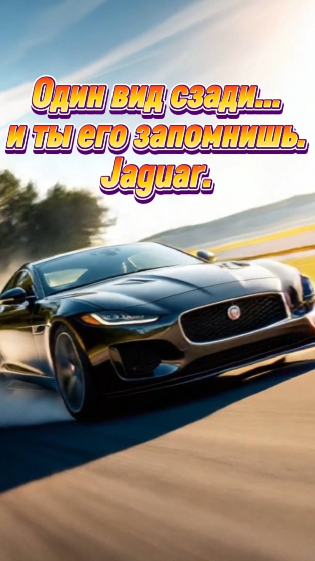 Один вид сзади... И ты его запомнишь. Jaguar.