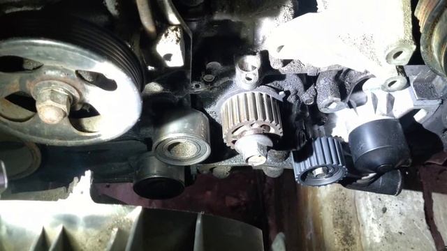 Замена помпы субару Ej22