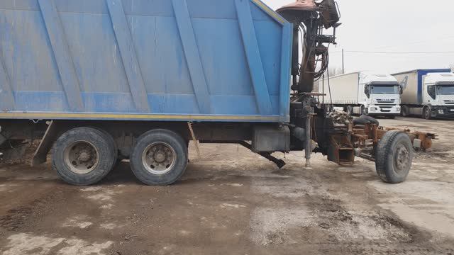 собрали камаз ломовоз после пожара