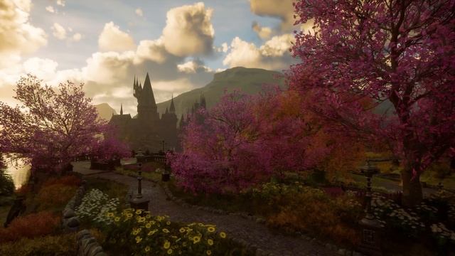 Hogsmeade September Serenade: Autumn Enchantment  4k Music and Ambience