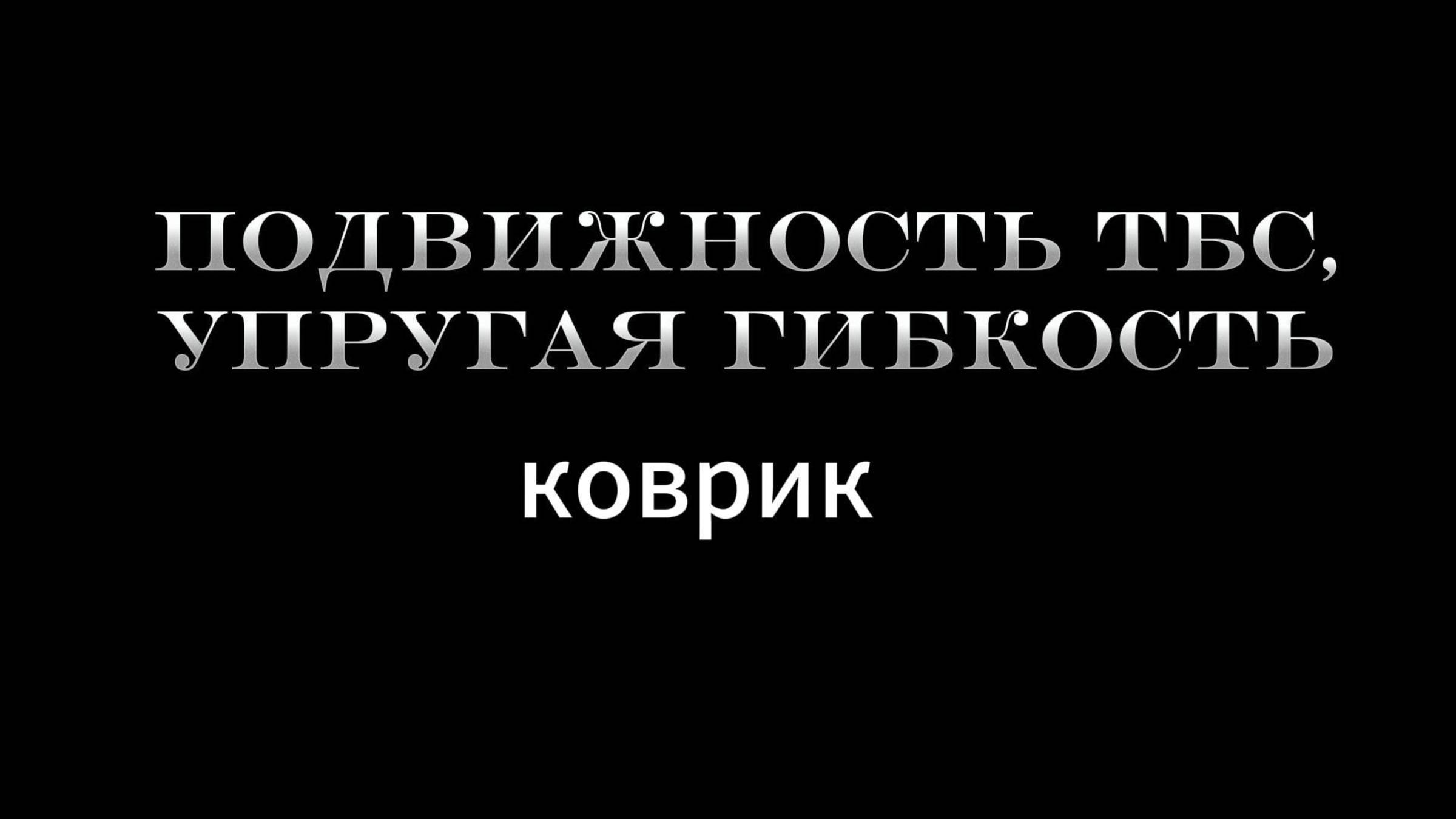 Мини Подвижность тбс, упругая гибкость