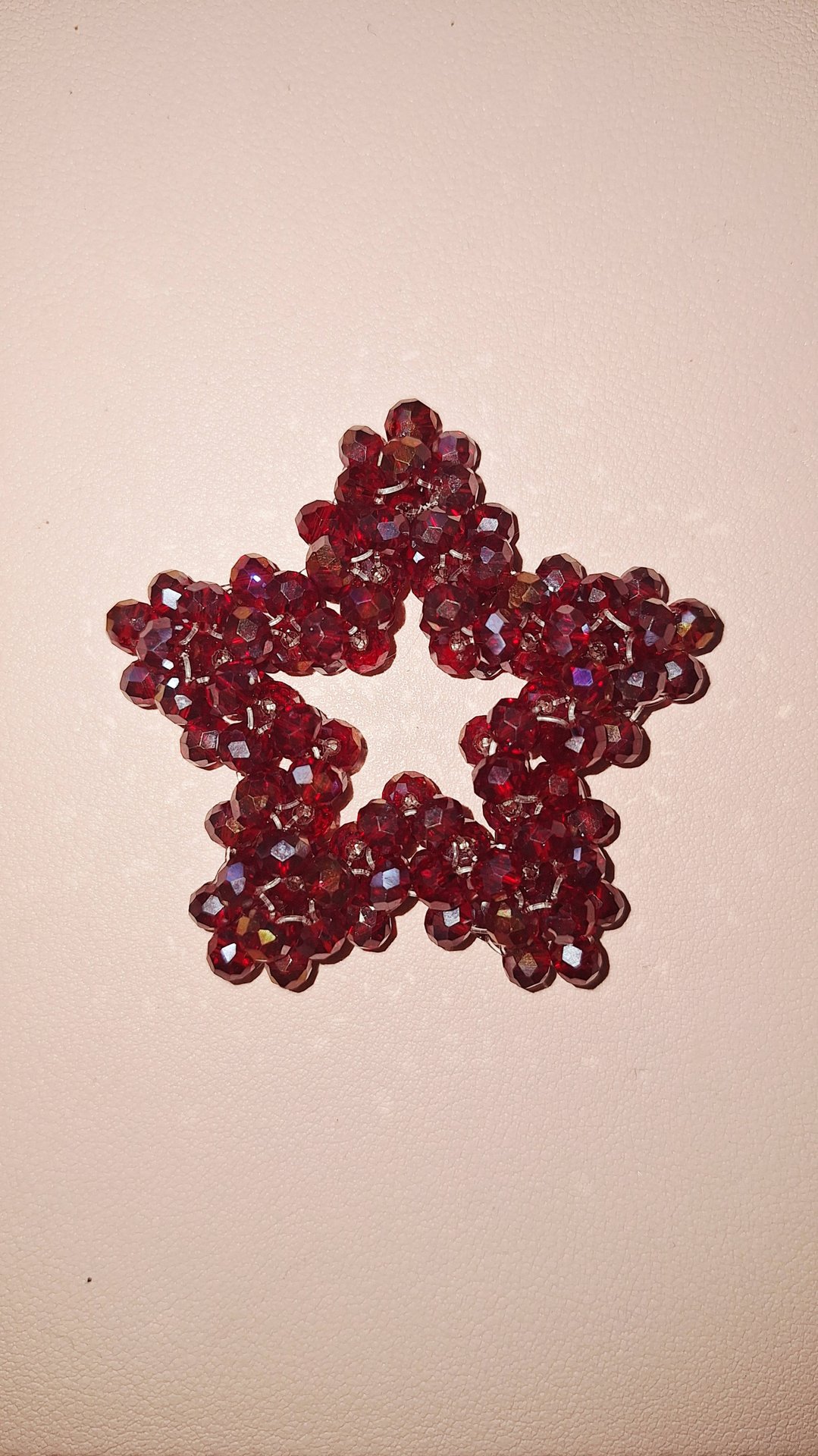 Мастер класс на звездочку из бусин у меня в телеграмм