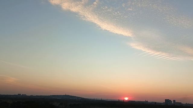 Закат над Уссурийском. 24.10.2025. Часть 2.