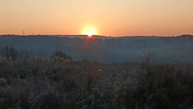 Рассвет над Уссурийском. 24.10.2025.