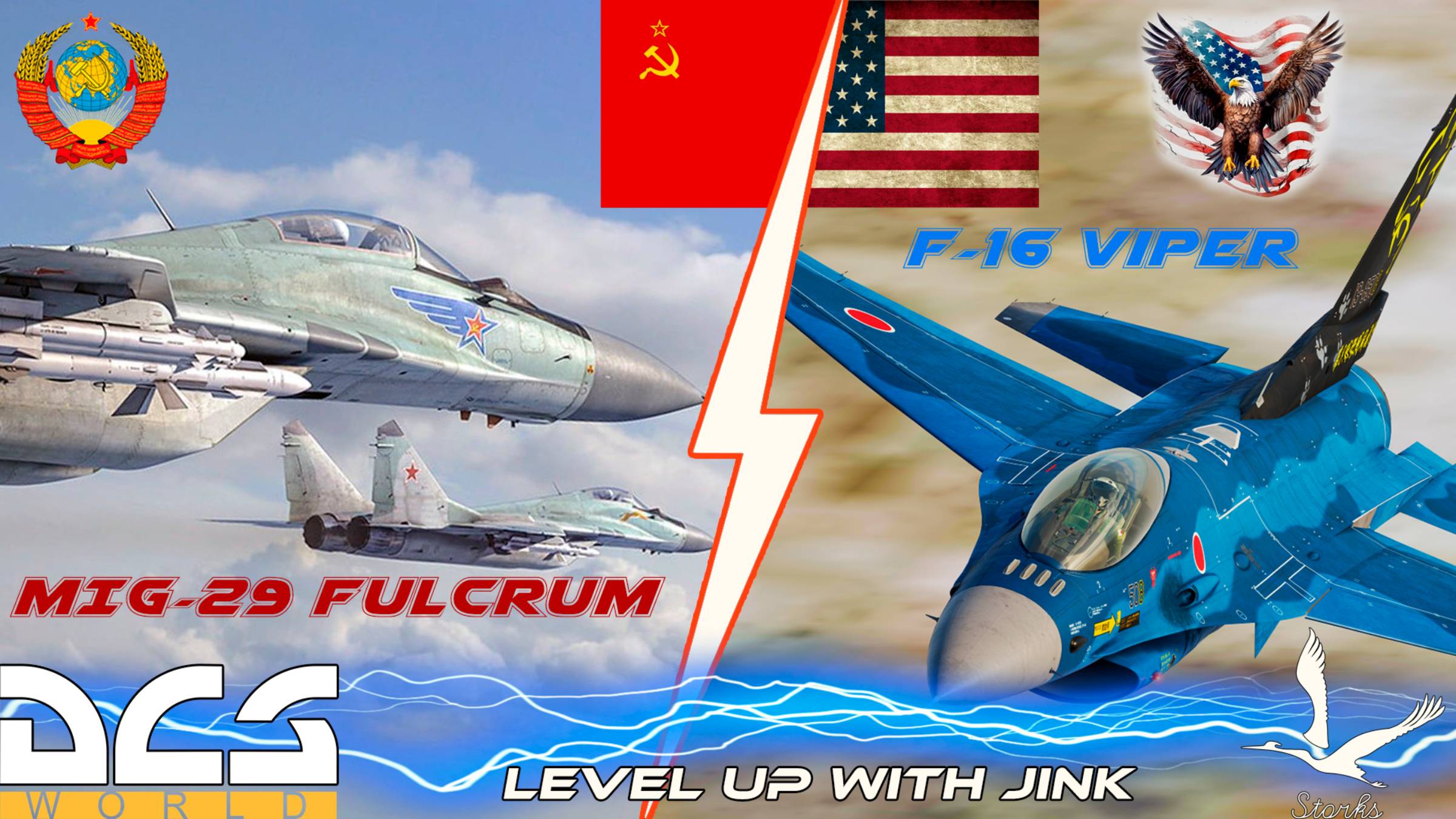 F-16 Viper Vs MiG-29 Fulcrum