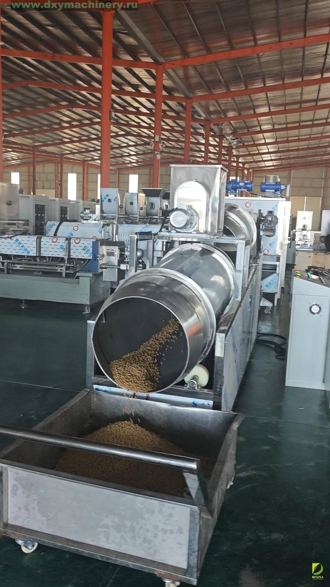 DXY Линия по производству сухого корма для животных #экструдер #корм #собака #кошка #рыба #завод