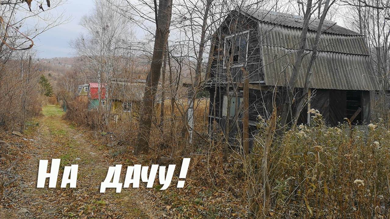 На дачу, октябрь, Владивосток - 9230 км.