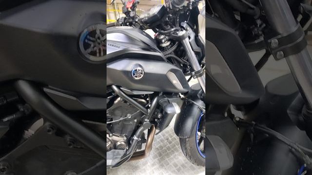 Yamaha MT07, обслуживание и прошивка. #yamahamt07