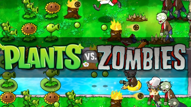 Растения против Зомби. Прохождение. 1-4 уровень. 🌱🆚🧟