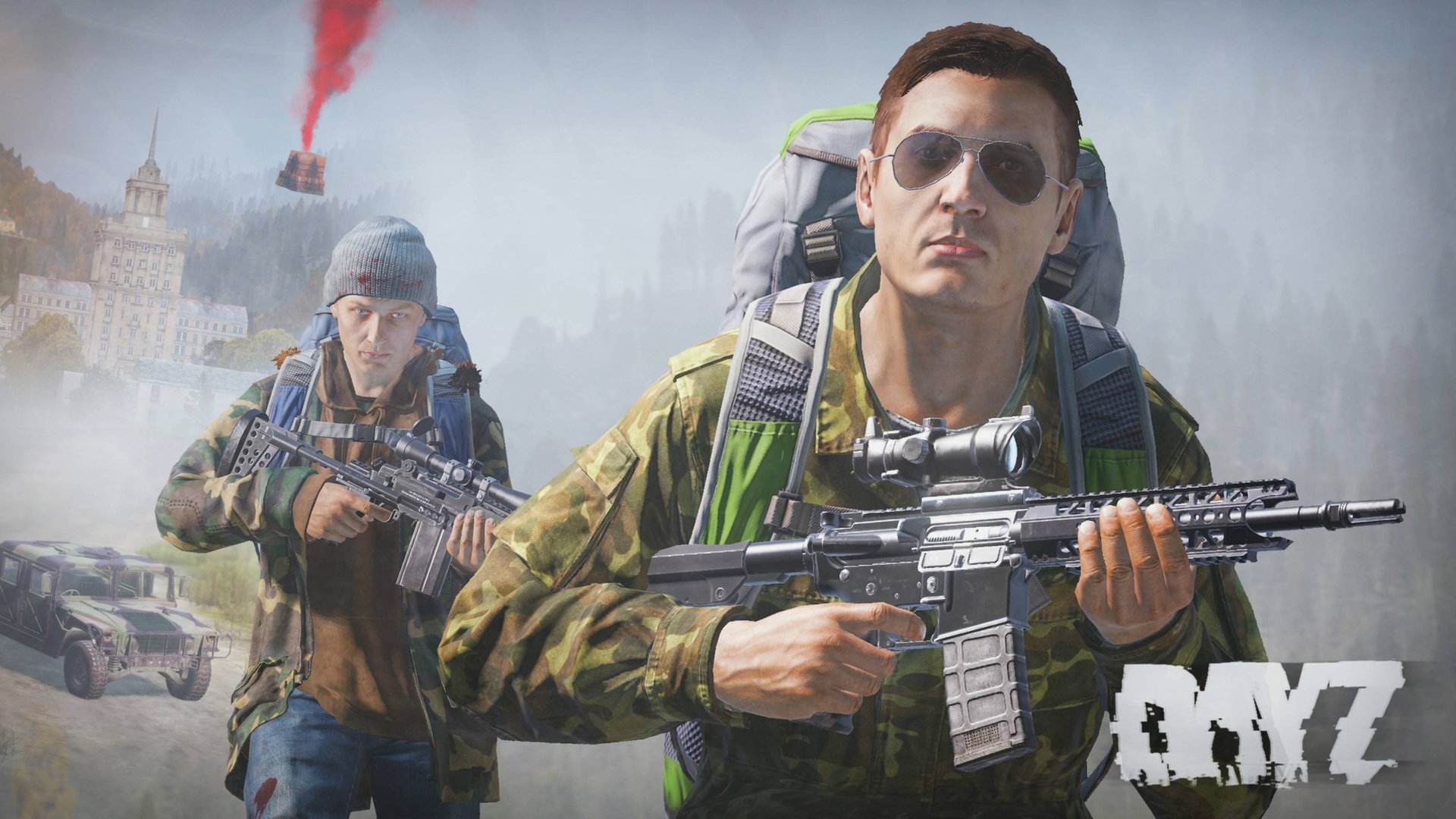 DAYZ AFTERMATH - Удачный камбэк и встреча хамера