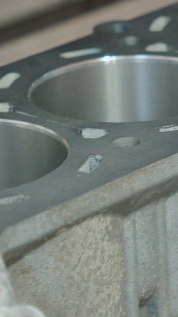 Обработка плоскости блока Infinity VK50 #automobile #опрессовка #ремонтгбц #InfinityVK50