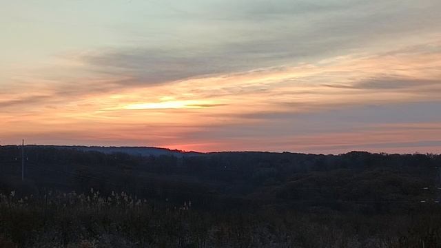 Рассвет над Уссурийском. 31.10.2025. Часть 1.