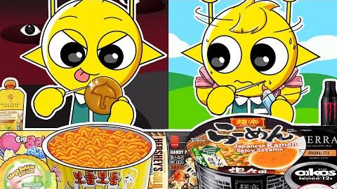 Incredibox Sprunki _ Simon Squid Game Convenience Store Food FIRE Noodle _ Mukbang Animation