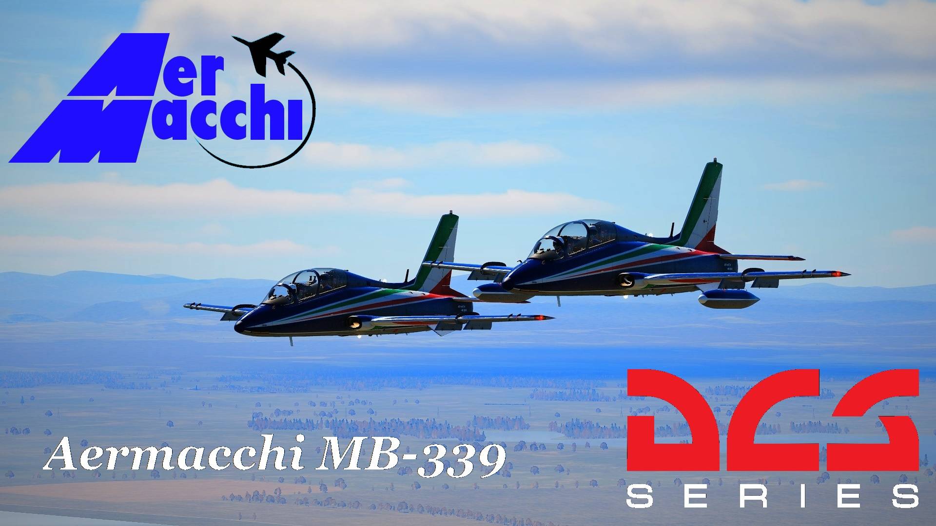 DCSWorld.  MB-339. Летай со мной. Слушай музыку. MB-339. Fly With Me. Listen To The Music.