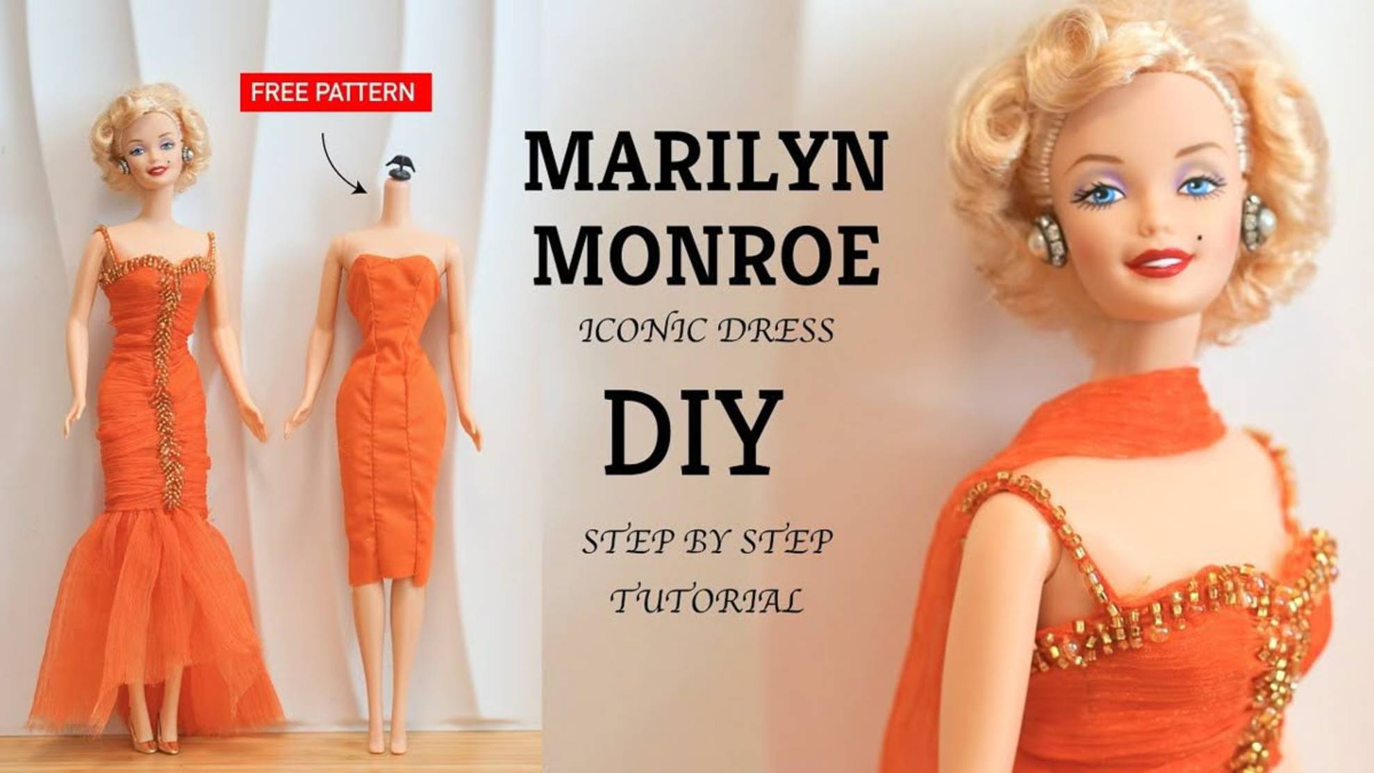 Платье русалки в стиле Мэрилин Монро