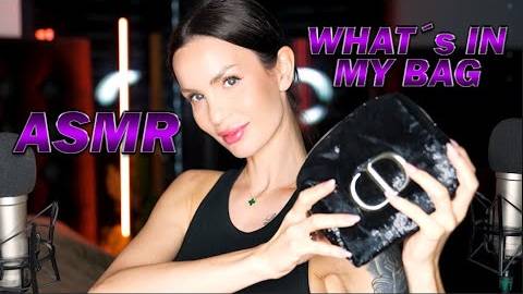 ASMR Что у меня в СУМКЕ 💄 Различные триггеры МАКИЯЖА для расслабления и засыпания