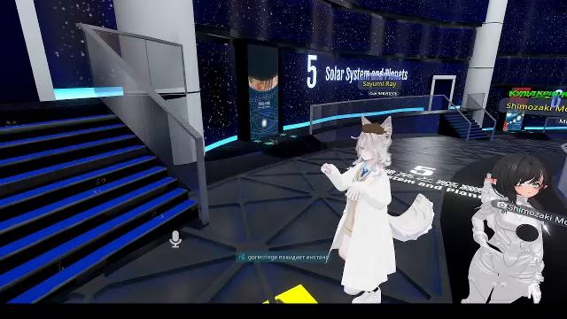 Экскурсия по космо-музею в VRChat