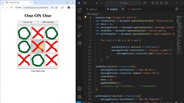JavaScreept Noughts'&'Cross