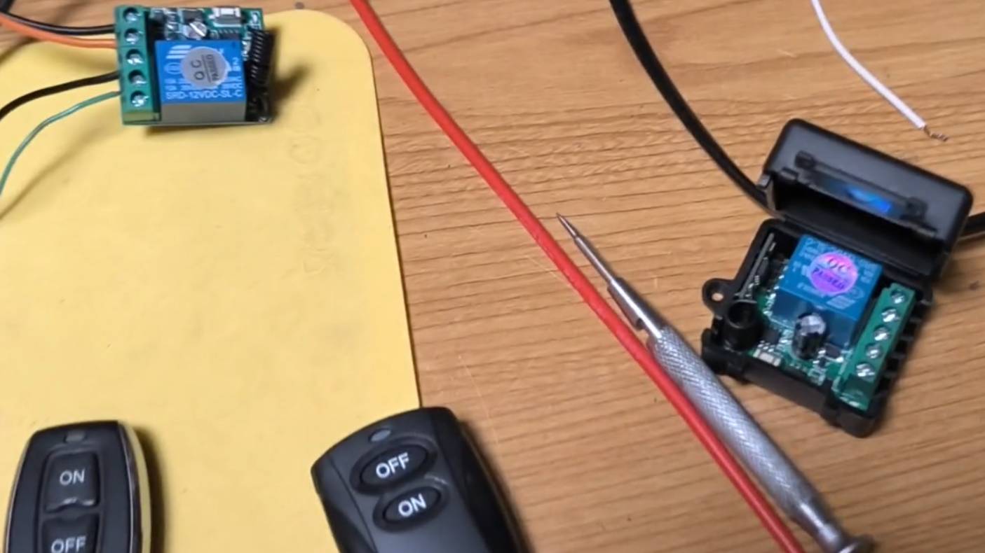 Осваиваю беспроводные модули управления на 433МГц