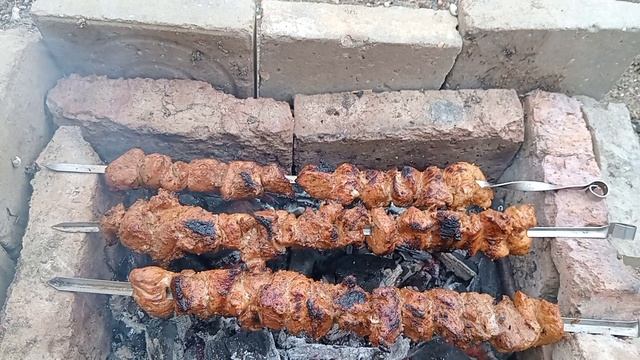 шашлык на даче