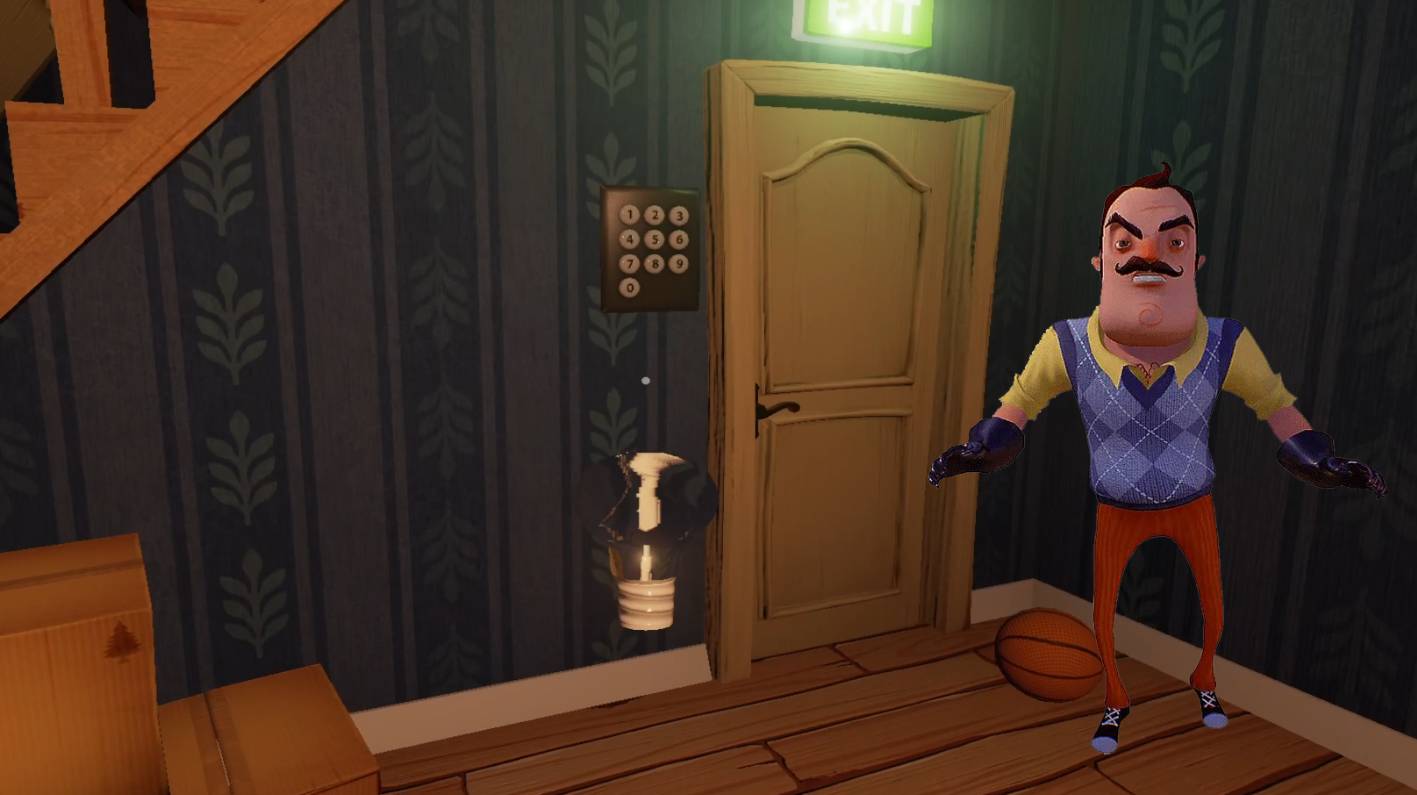 Узнал что за дверью Hello Neighbor №2