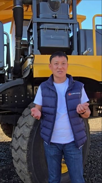 Преимущества рессорной подвески на самосвале LiuGong DW90A #liugong #shorts