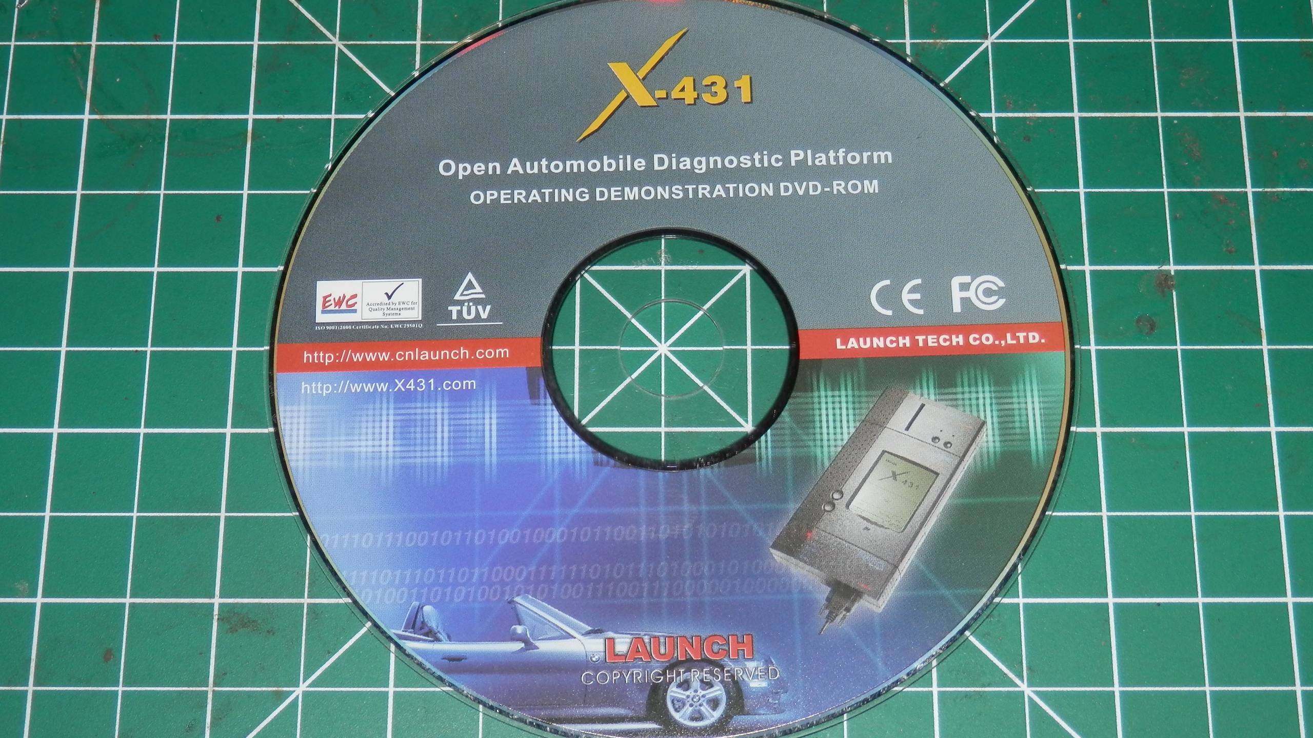 Launch Х 431. Материалы с комплектного диска. Самый первый.