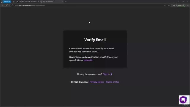 2 -Creating An Account On Langflow
