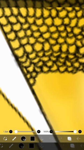 Рисую золотую рыбку в приложении Ibis Paint X