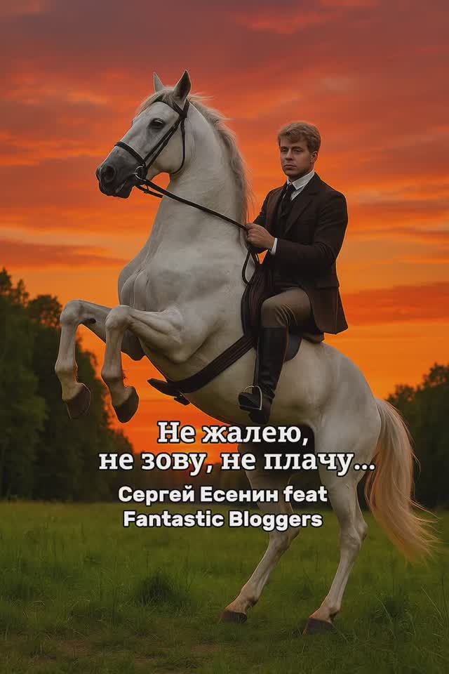 Не жалею, не зову, не плачу... Сергей Есенин Feat Fantastic Bloggers