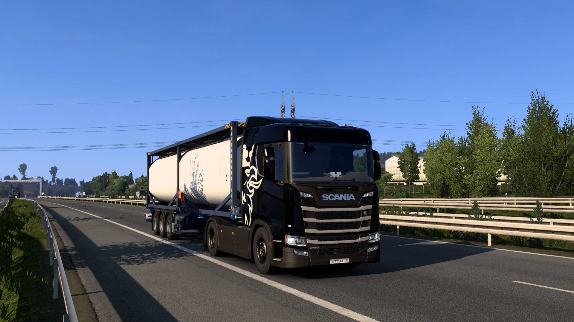 Euro Truck Simulator 2 1.55 Франкфурт (D) в Кассель (D) Топливная цистерна 9 600 кг