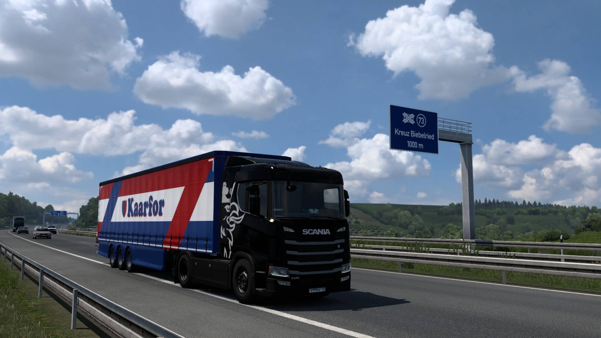 Euro Truck Simulator 2 1.55 Кассель (D) в Нюрнберг (D) Картонная тара 20 252 кг