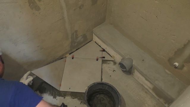 Кладем плитку керамогранит на пол по диагонали - МОЙ ОПЫТ
