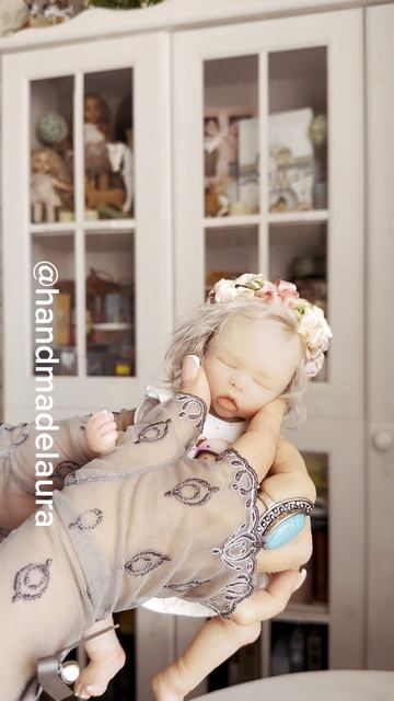 Волшебный силиконовый мини реборн