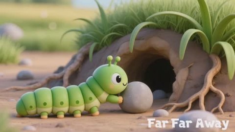 Тайная жизнь гусеницы 🐛 Анимация для детей ☺️