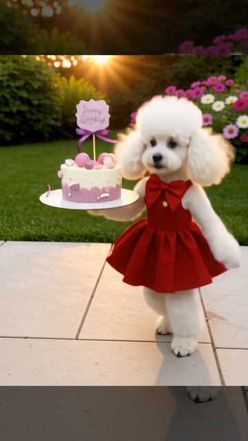 Торт и собачка