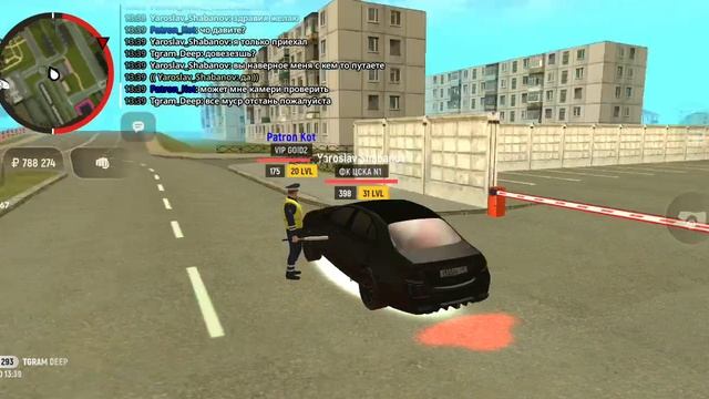 мент на меня газует)))) палочкой что-то газует ))) 
Grand Mobile 24 
ДПС