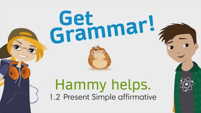 Go Getter 2, Unit 1.2, Video 4, P.13, Get Grammar, Present Simple Affirmative