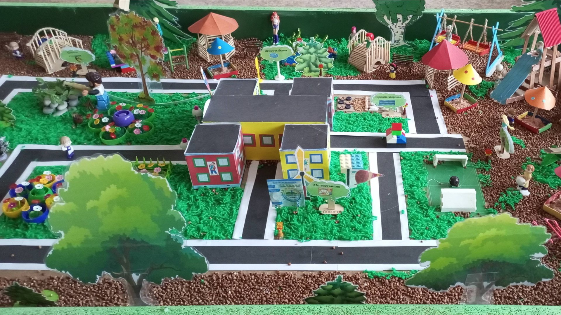 макет детского сада
