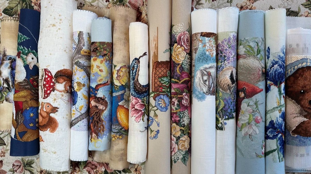 #65 Все мои начатые процессы: 26 Dimensions, Bucilla, Janlynn, МП Студия, Золотое Руно, Риолис