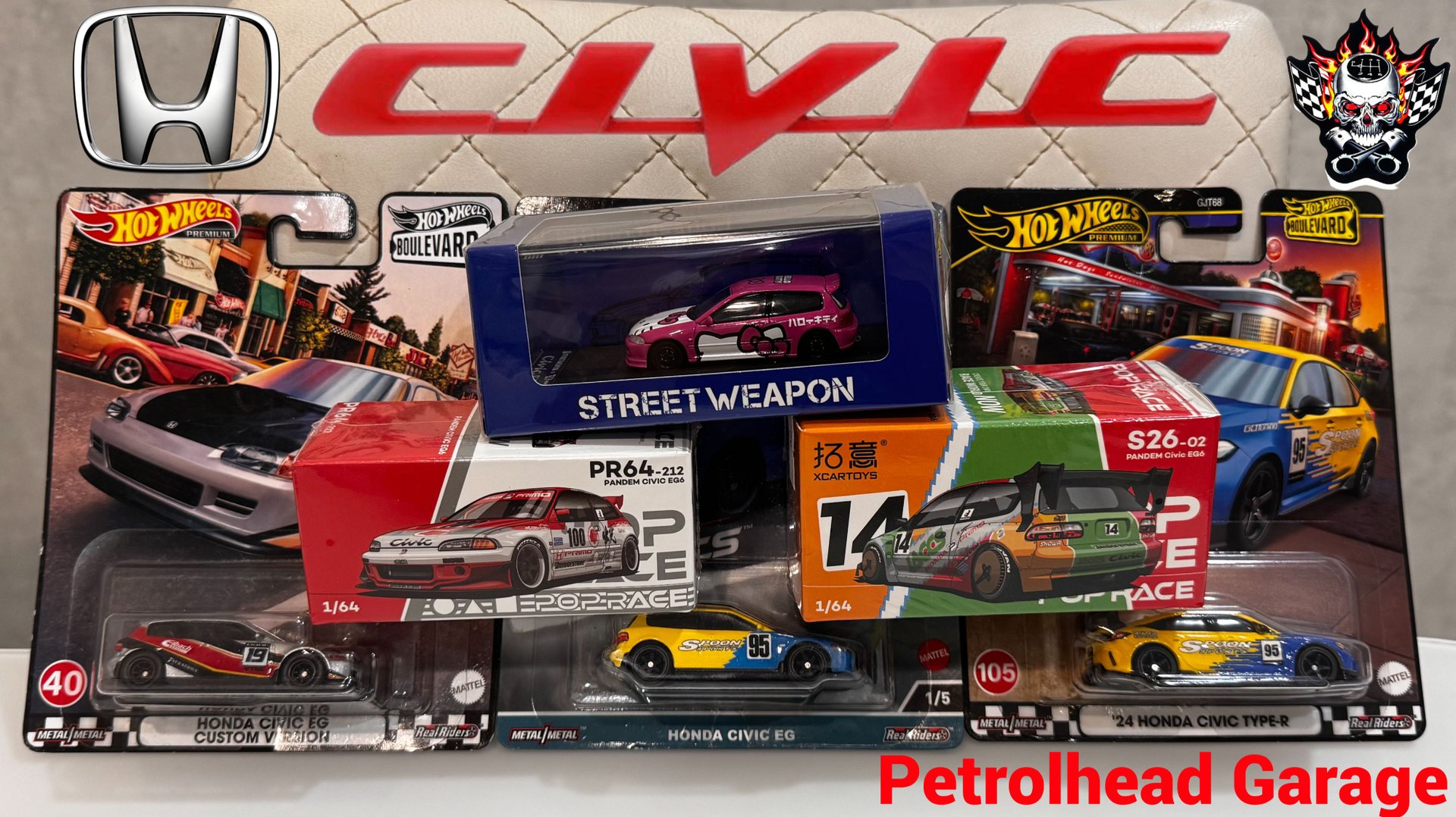 Honda Civic EG от Hot Wheels и Pop Race