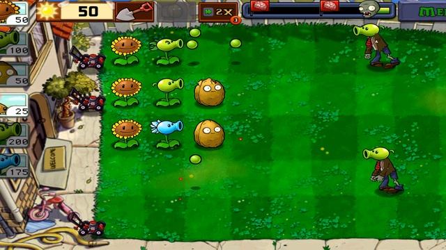 растение против зомби