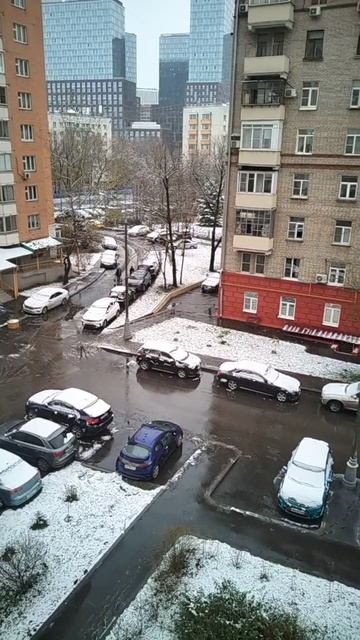 Первый снег 15 ноября 2025