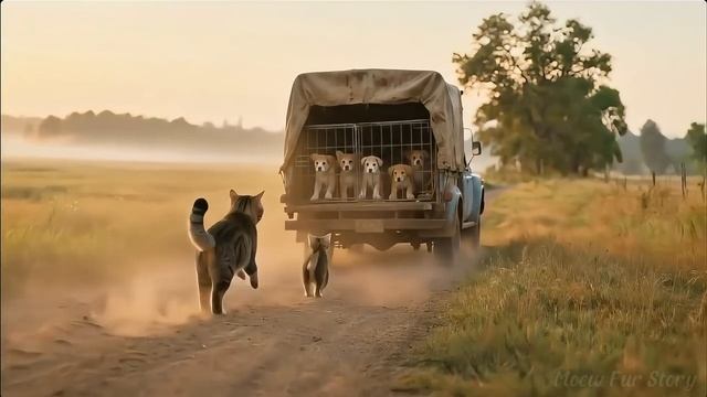 Видео для детей. Мама-кошка делает сыр 🧀💛🚲