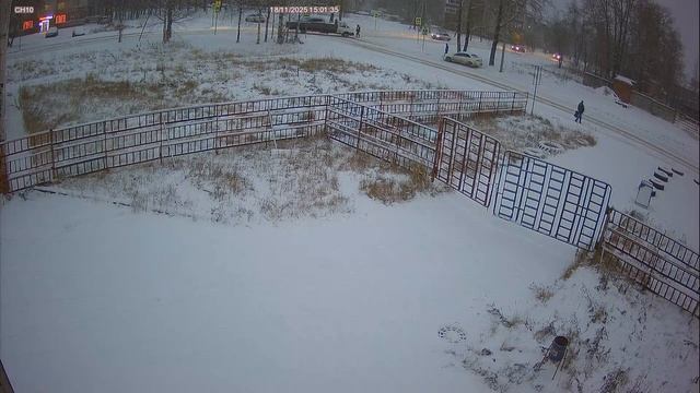 ДТП на пересечении проспекта Бумажников и улицы Космонавтов 18.11.2025 г.Сыктывкар Эжвинский р-н