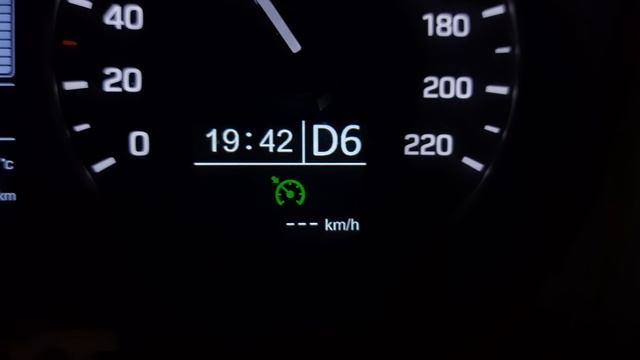 207 Индикация круиза.