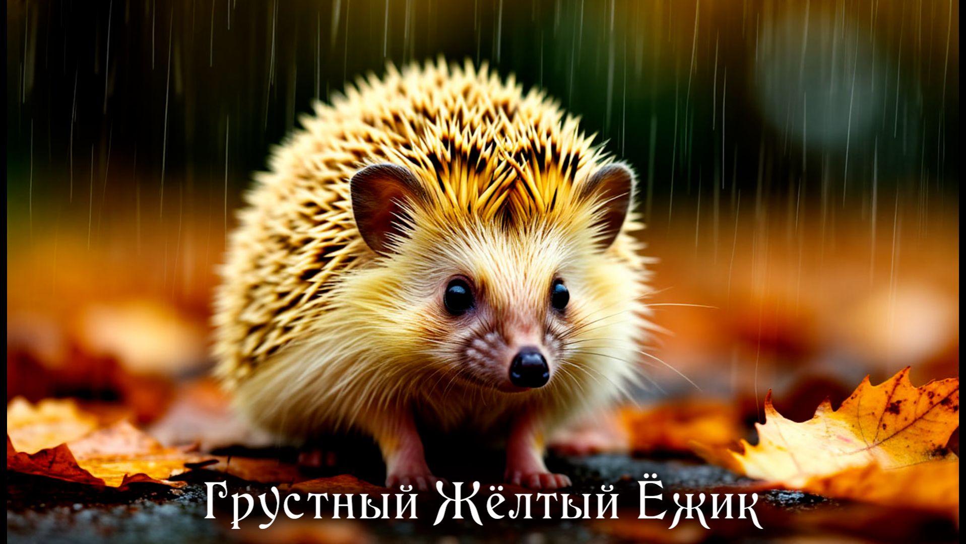 Грустный Жёлтый Ёжик