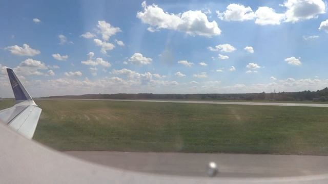 Air Astana Airbus A320 Sharklet Взлёт из аэропорта Пулково ВПП 10R Рейс Санкт Петербург Алматы