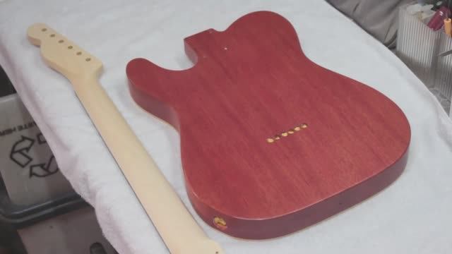 Telecaster Thinline ч.3 Окраска | Гитара своими руками